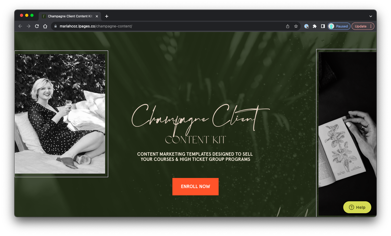 Champagne Client Content Kit