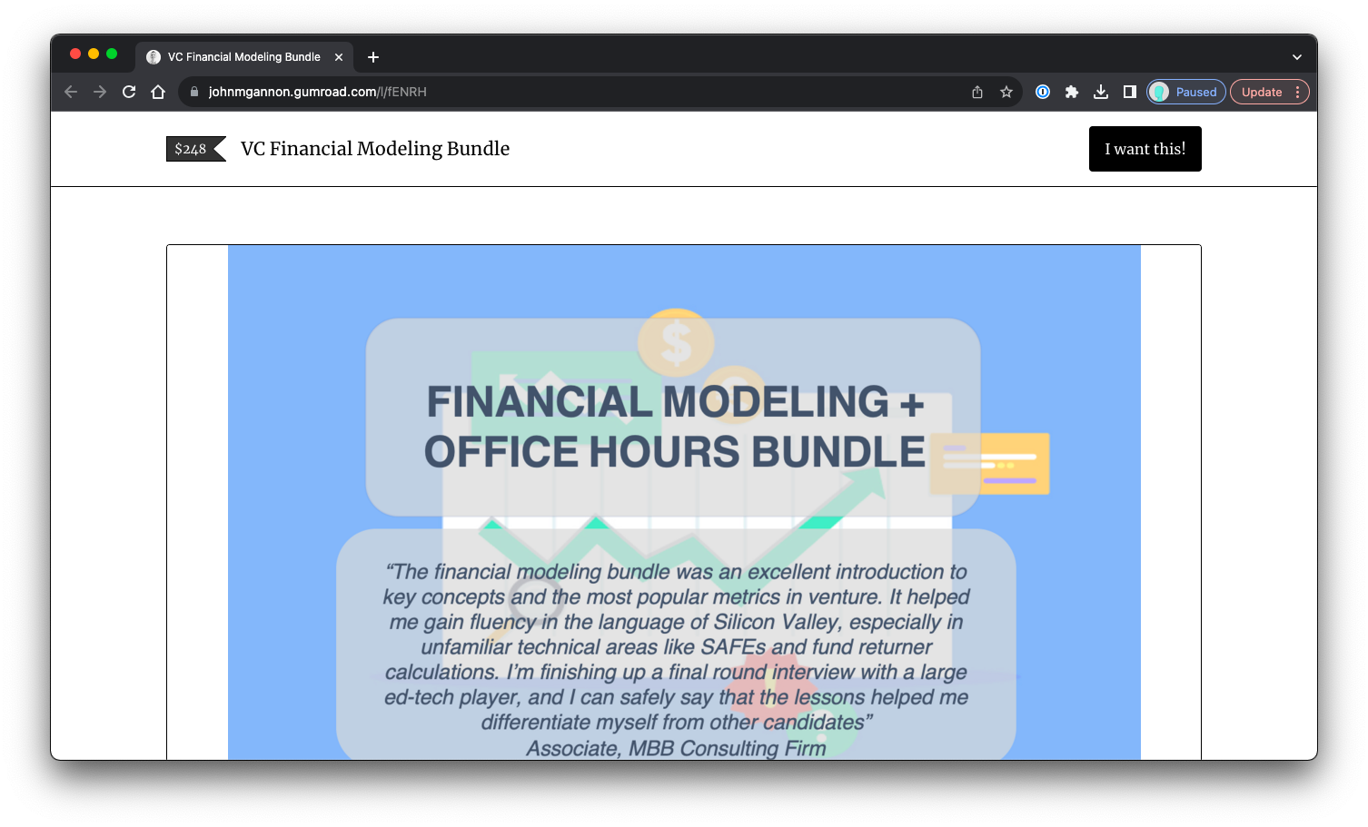 VC Financial Modeling Bundle