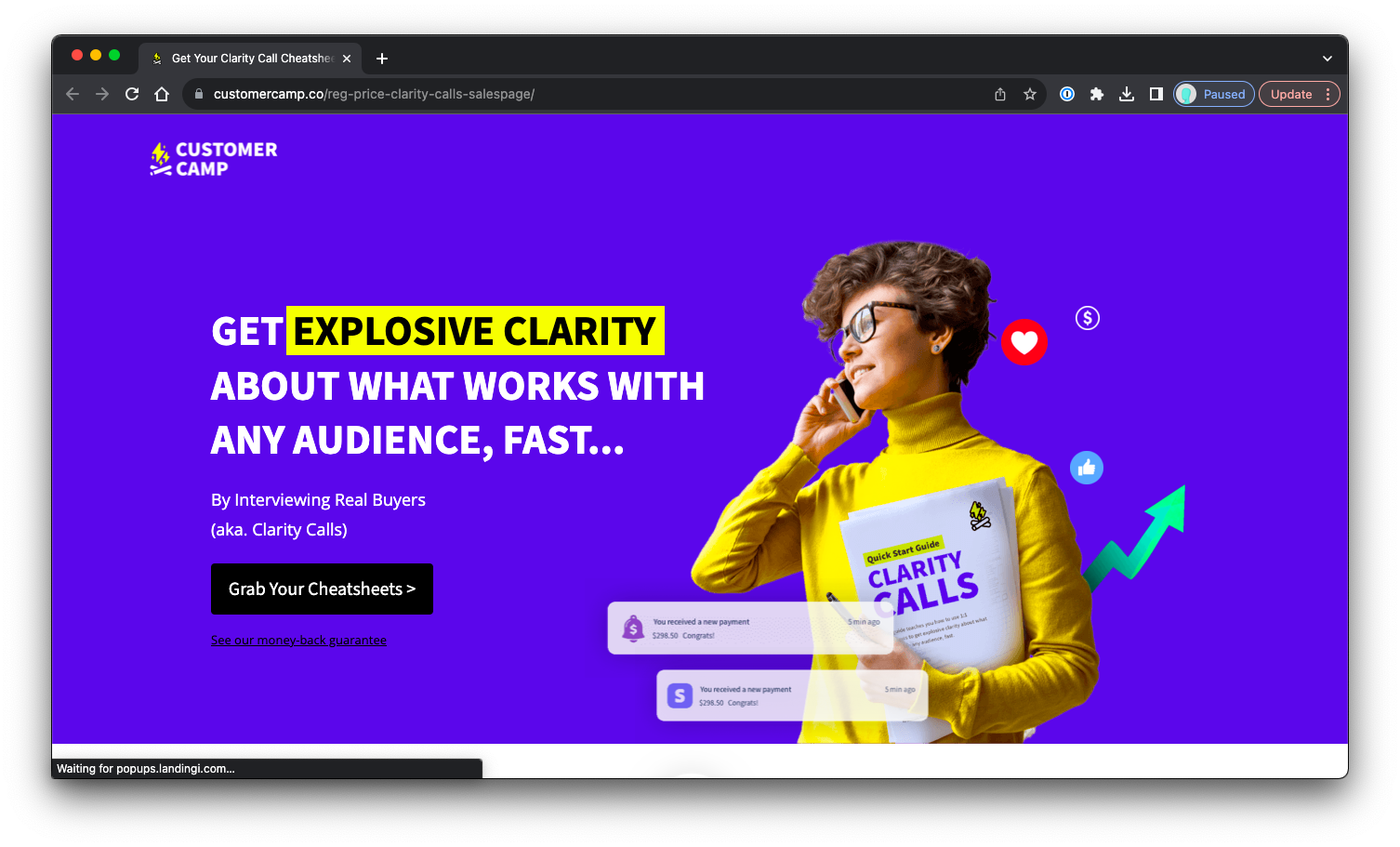 Clarity Call Cheatsheets