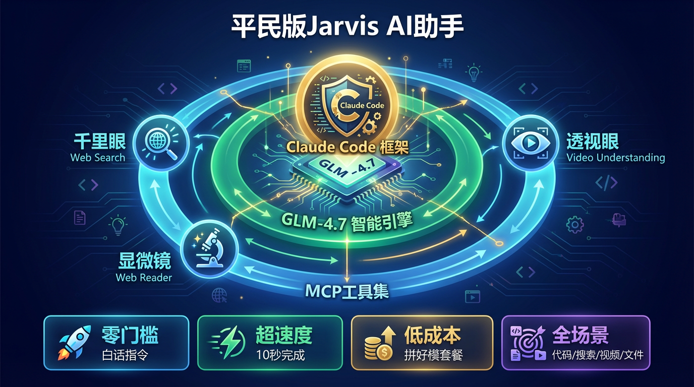 2026年了,给你的终端装上一颗“国产最强大脑”:Claude Code + GLM-4.7 实战指南