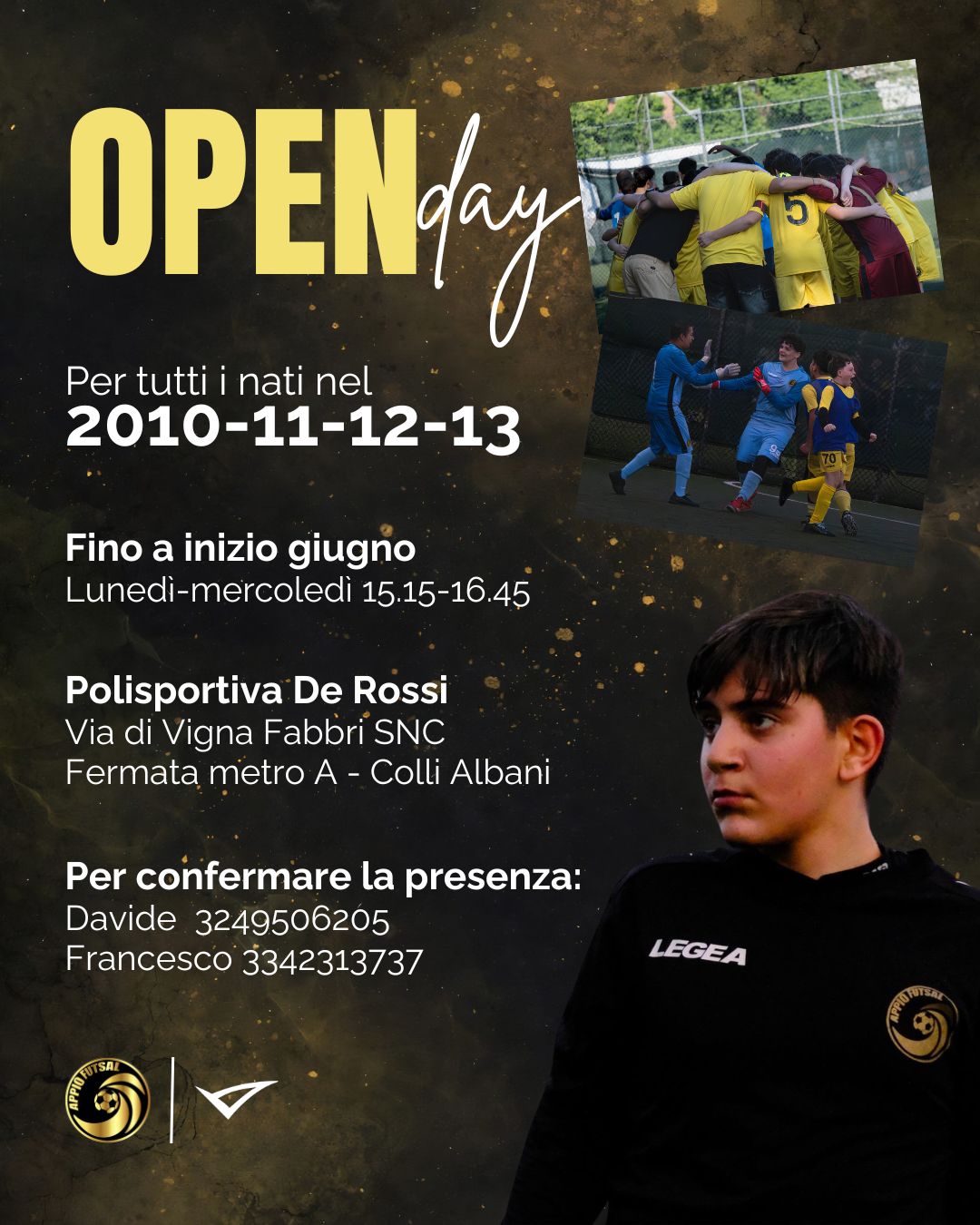 Open Day: le porte dell'Appio Futsal sono aperte