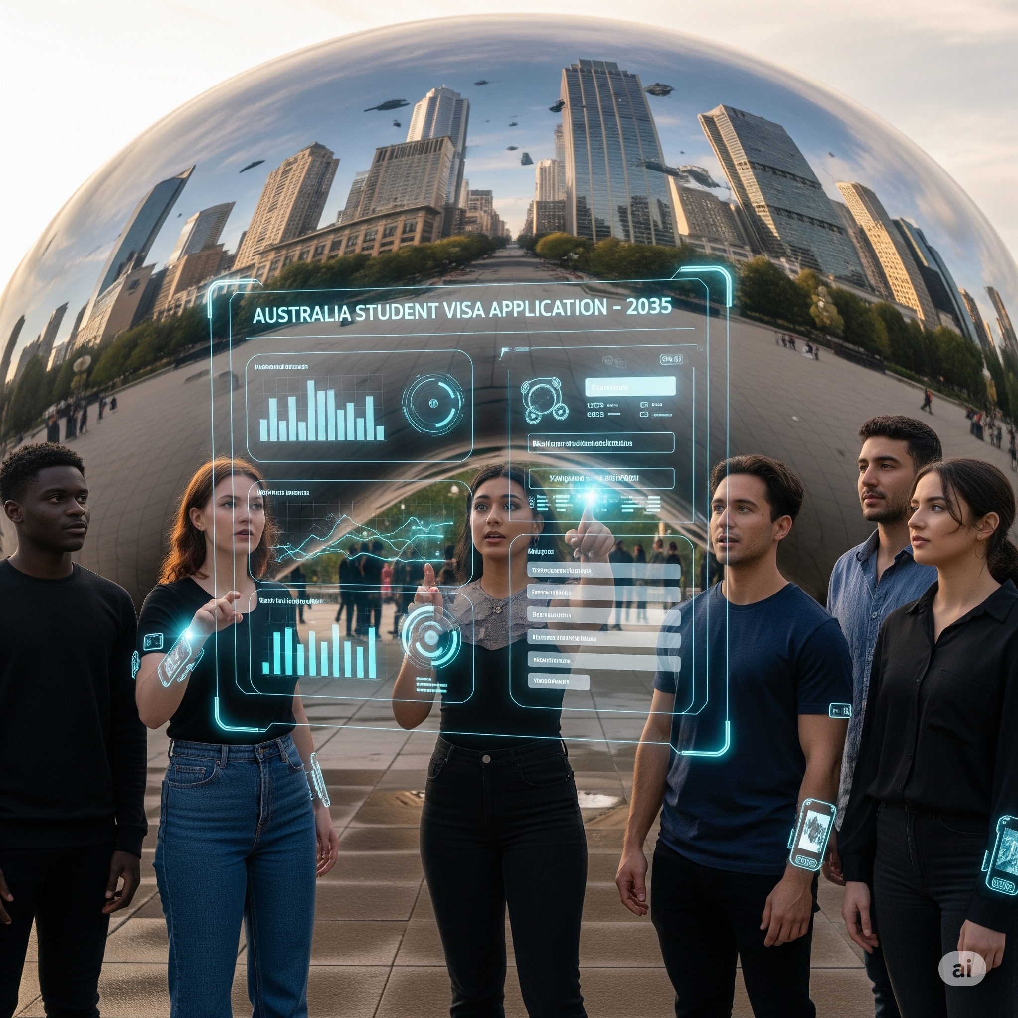 Cloud Gate: Student Visa AI in 2035 Australia