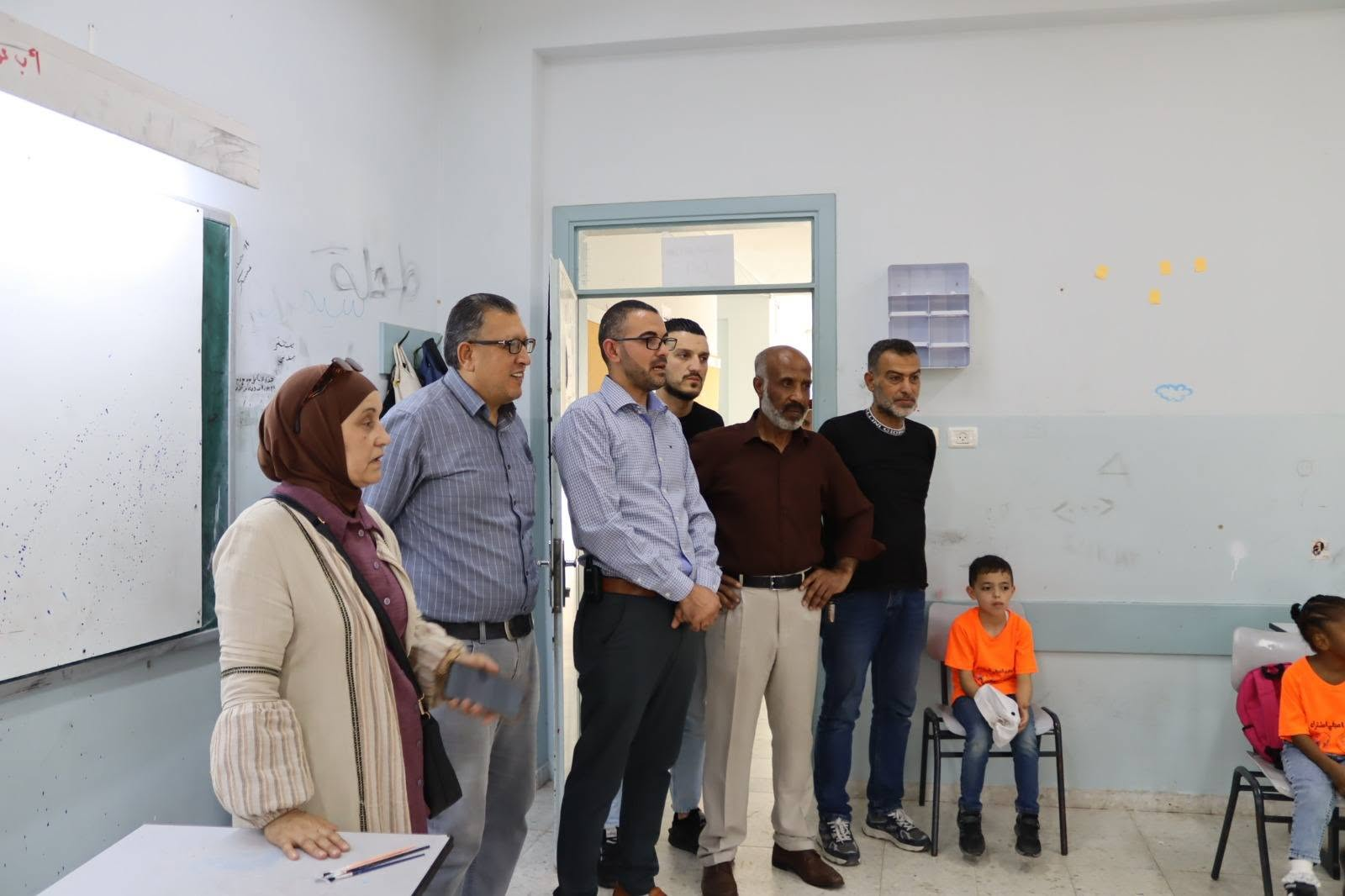 Visit by the People's Committee for Services at the Old Askar Camp to the Joint Summer Club - 2