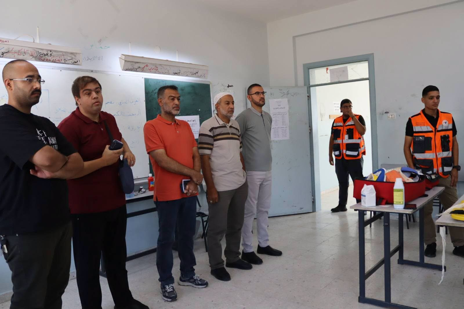 Visit by the Association for the Happiness of Palestinian Children to the Summer Camp (“The Little Paramedic”)