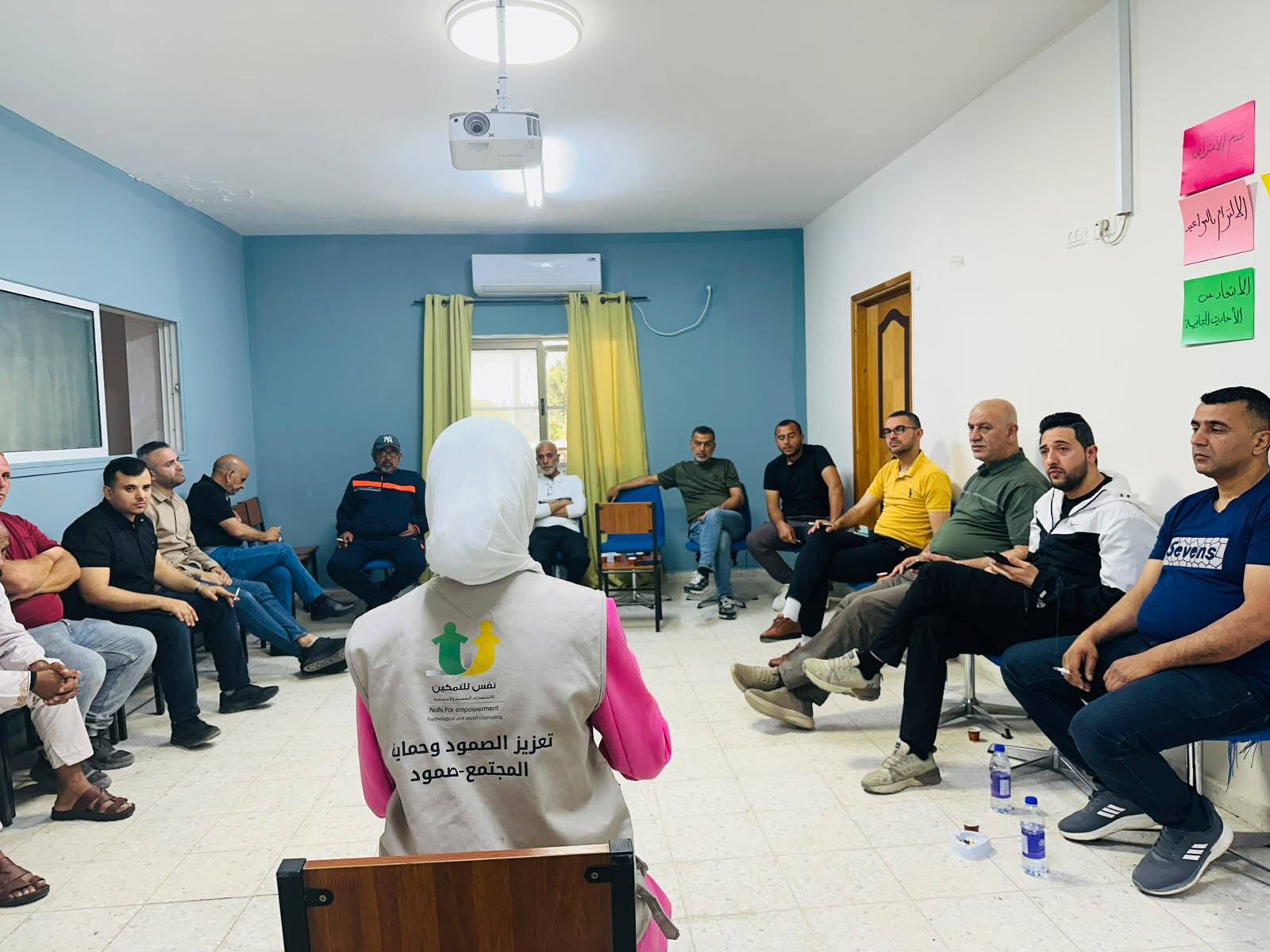 An awareness-raising session targeting men - 3