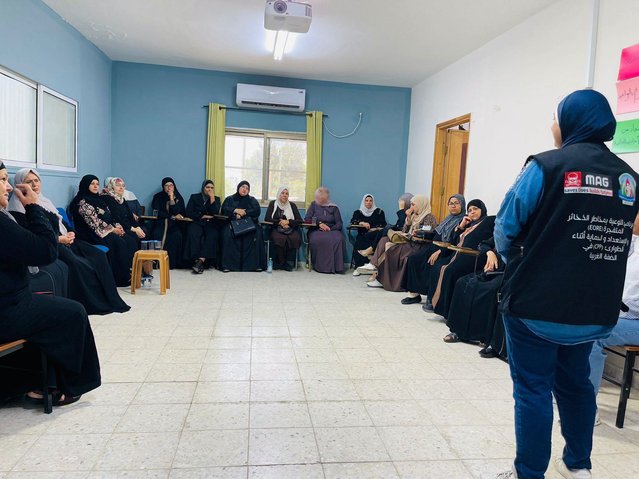لقاءً توعوي بعنوان “الاستعداد للحماية في حالات الصراع” استهدف فئة النساء