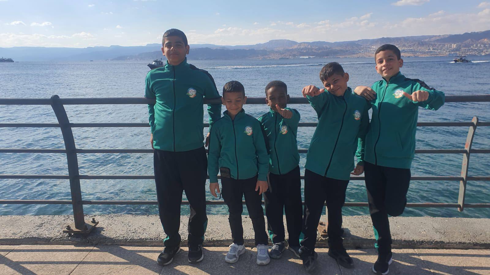 A delegation of our dear orphans on a recreational tour of the beaches of Aqaba - 2