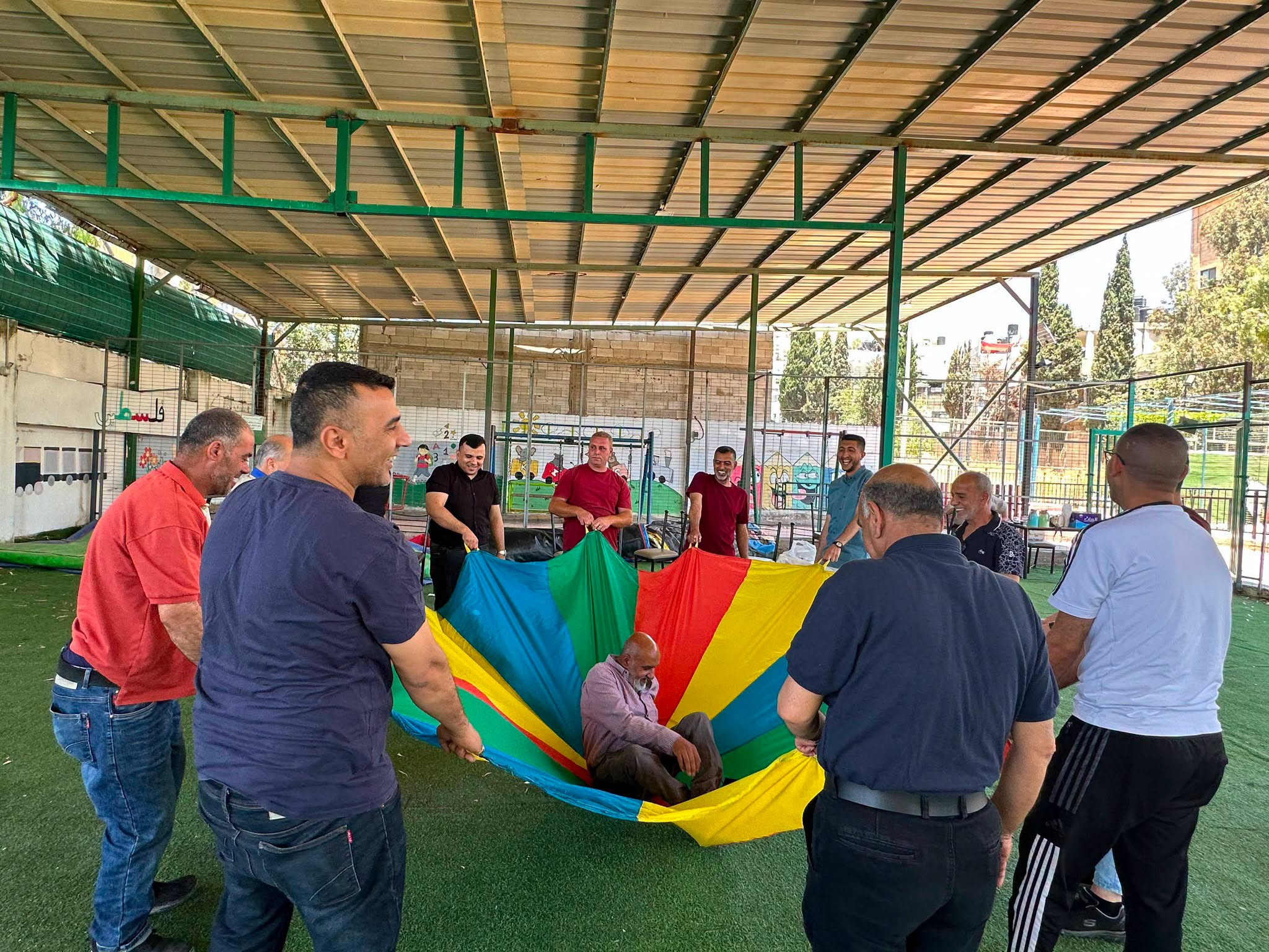 A workshop titled “Reducing Psychological Stress and Trauma” aimed at men