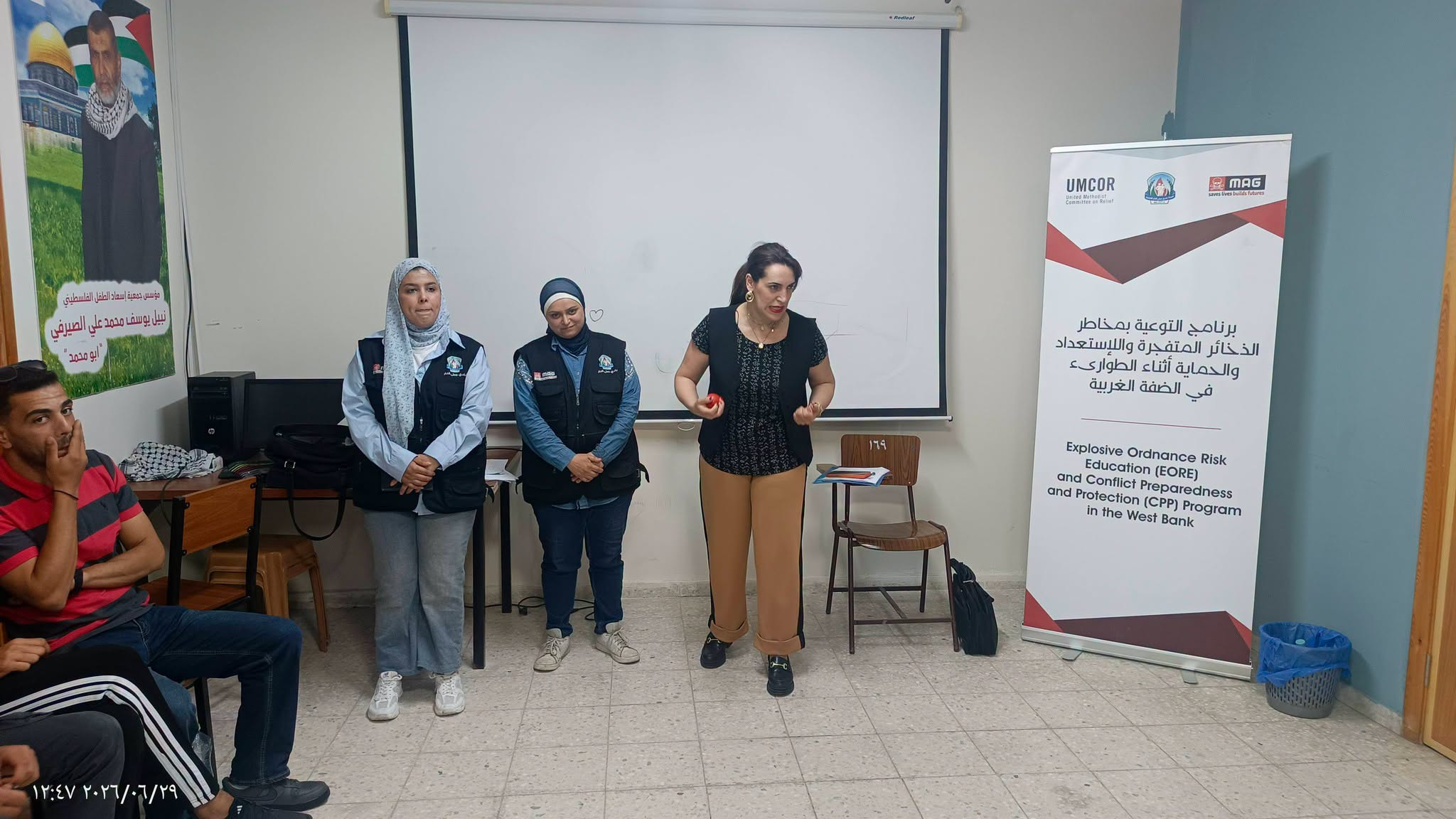 An awareness-raising session titled “Preparing for Protection in Times of Conflict” targeted men - 2