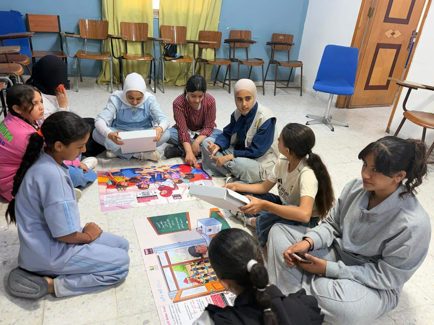 ضمن مشروع تعزيز صمود وحماية المجتمع – صمود، نفذت جمعية إسعاد الطفل الفلسطيني بالتعاون مع مؤسسة نفس للتمكين نشاطًا ترفيهيًا تضمن ألعاب البازل الهادفة - 3