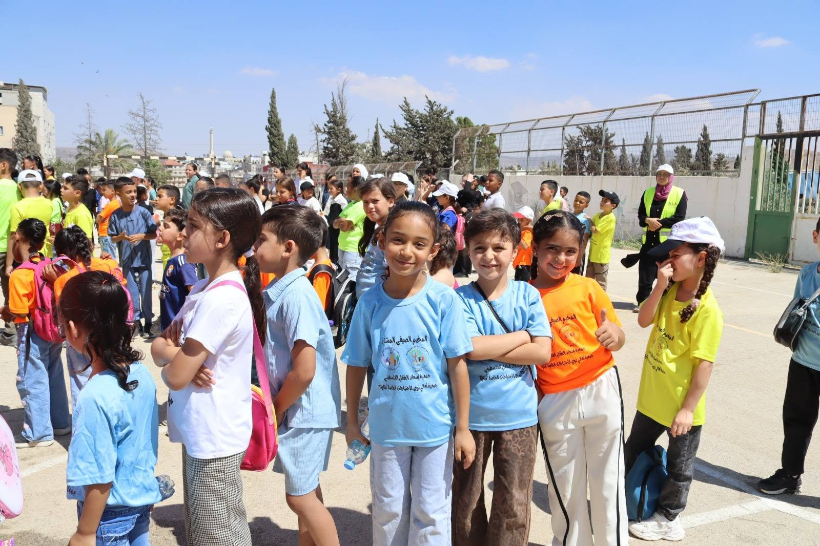 Visit by the People's Committee for Services at the Old Askar Camp to the Joint Summer Club - 3