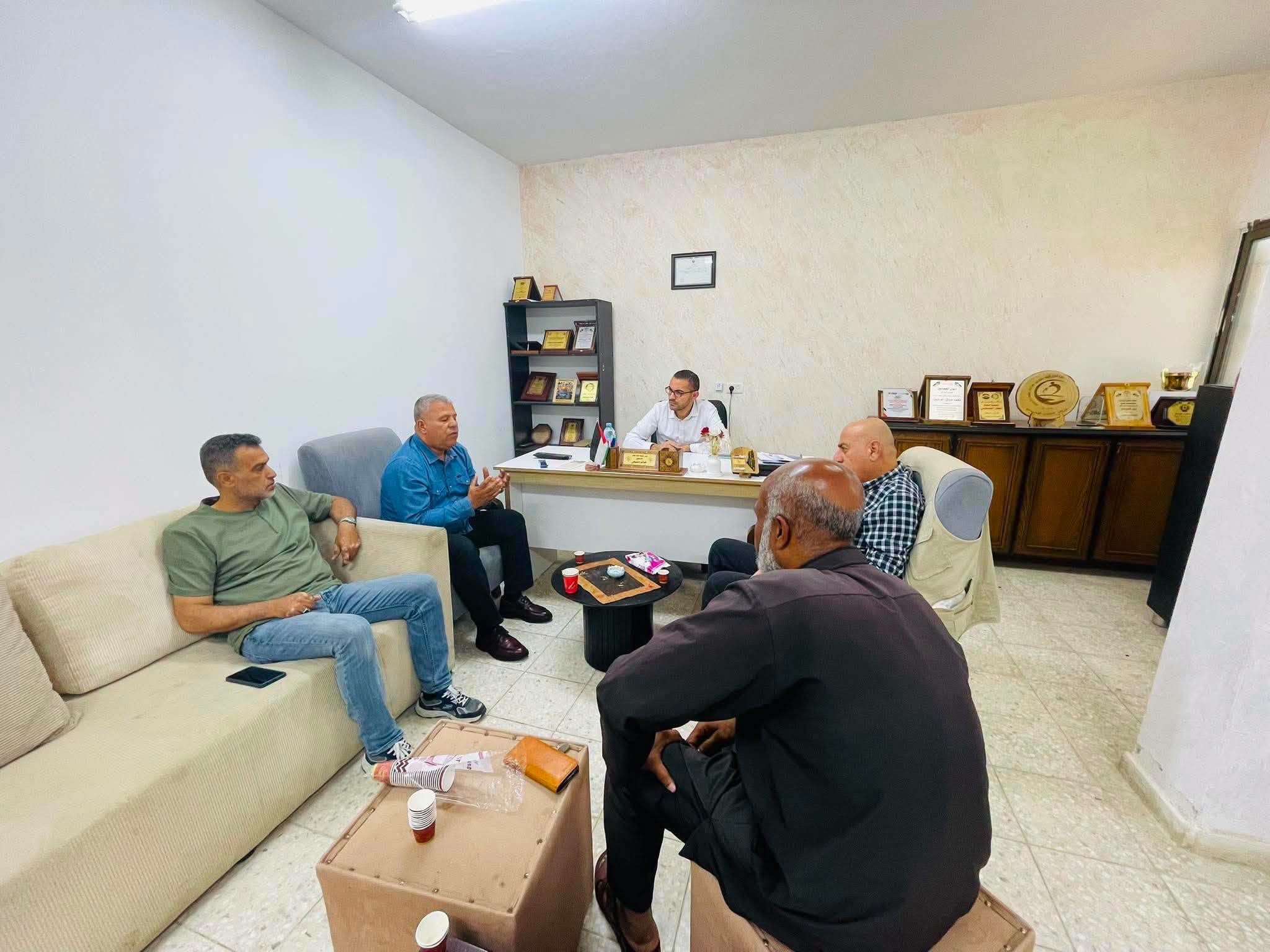The Palestinian Child Welfare Association Receives the Director General of the Mental Intelligence Computing Center in Jenin
