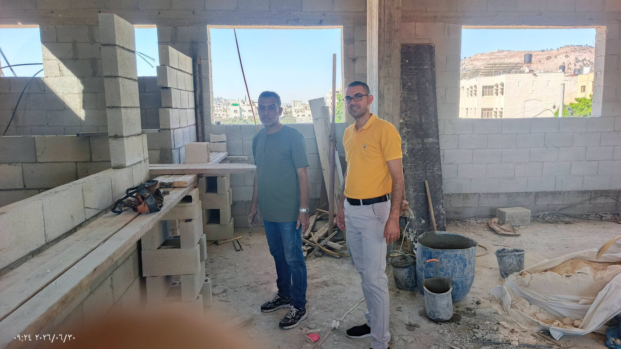 Continuous work on the construction of the Orphans' Center