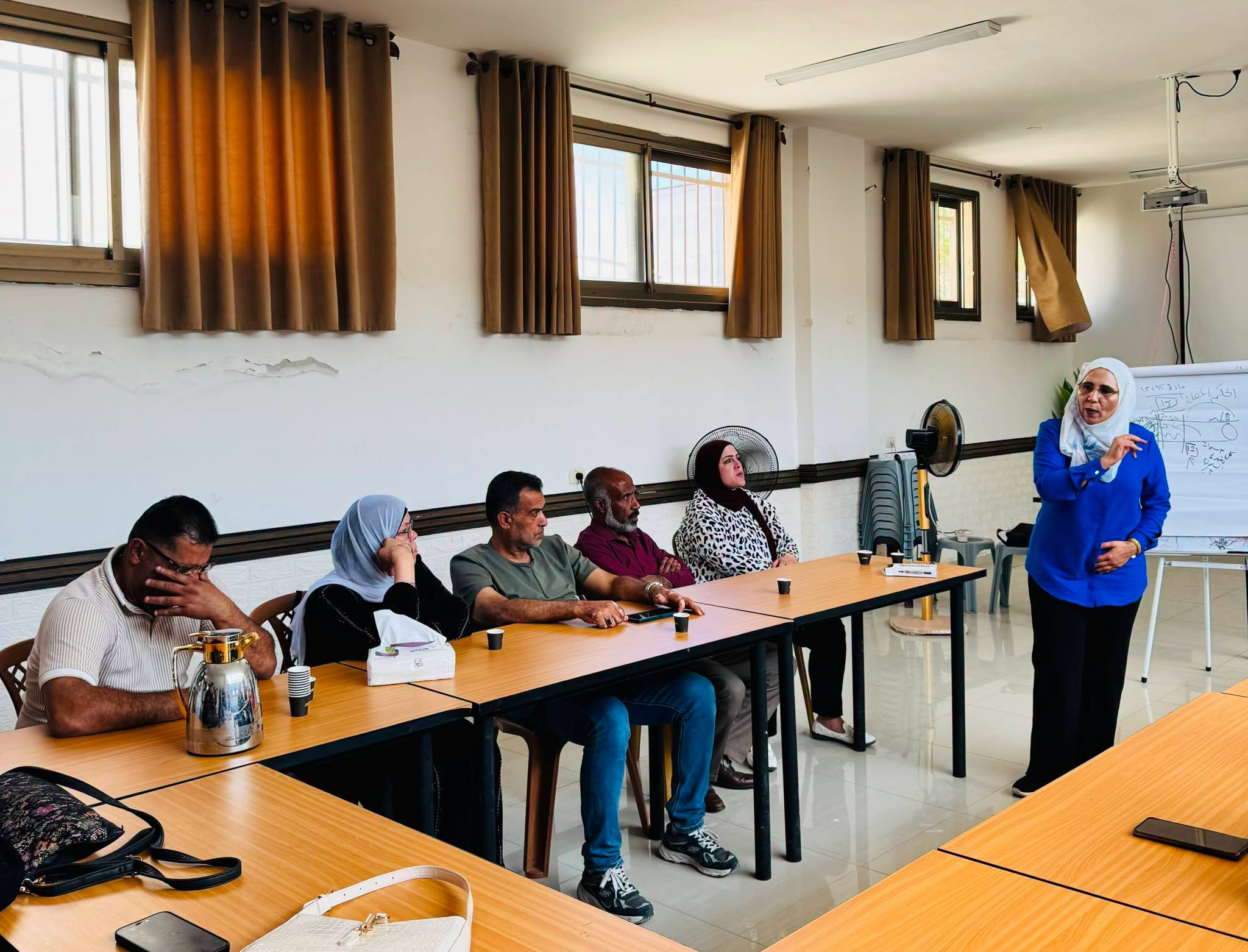 The Association for the Welfare of Palestinian Children participated in a community forum organized by the United Nations Relief and Works Agency for Palestine Refugees (UNRWA) titled:
“Community Bullying and Stigmatization of School Dropouts and Drug Users in Askar al-Jadid: Protection and Referral” - 2