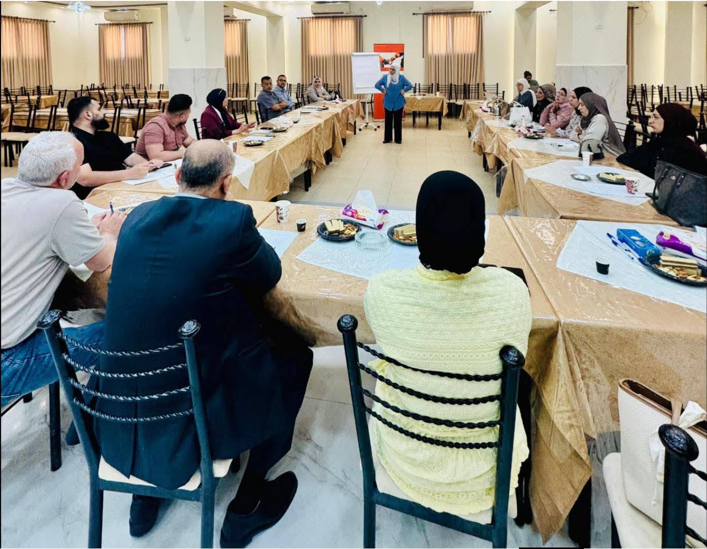 The Palestinian Child Welfare Association is participating today in a community forum titled “Protection Begins with Awareness” - 3