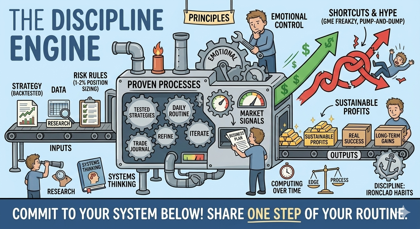 The Hard Truth About Success in Markets and Business: No Shortcuts, Just Systems and Discipline