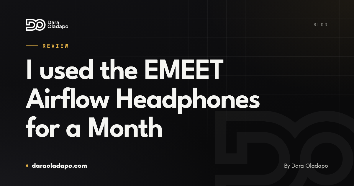 Cover image: I used the EMEET Airflow Headphones for a Month