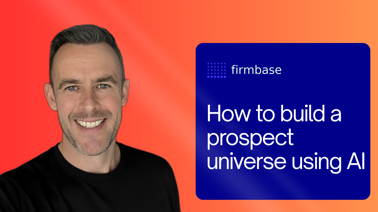 How to build a prospect universe using AI