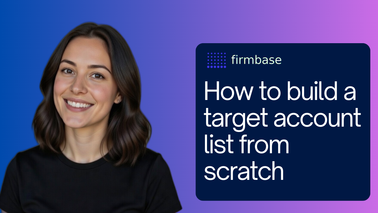 How to build a target account list from scratch