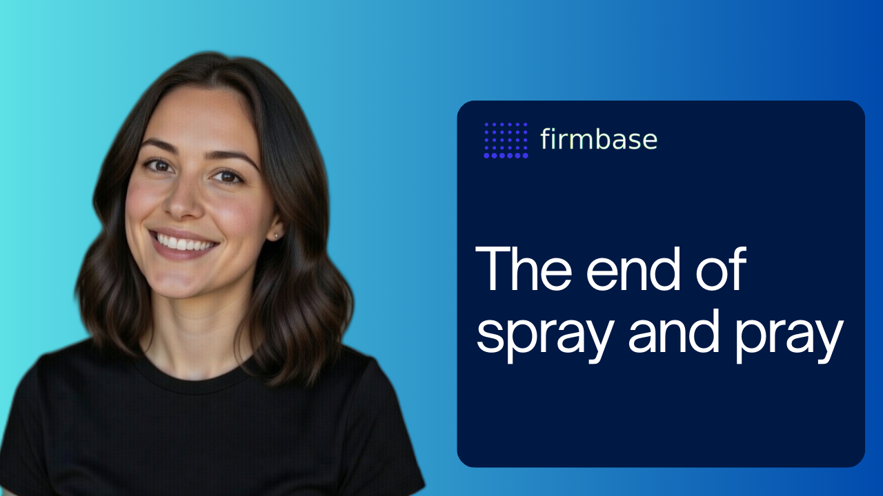The end of spray and pray