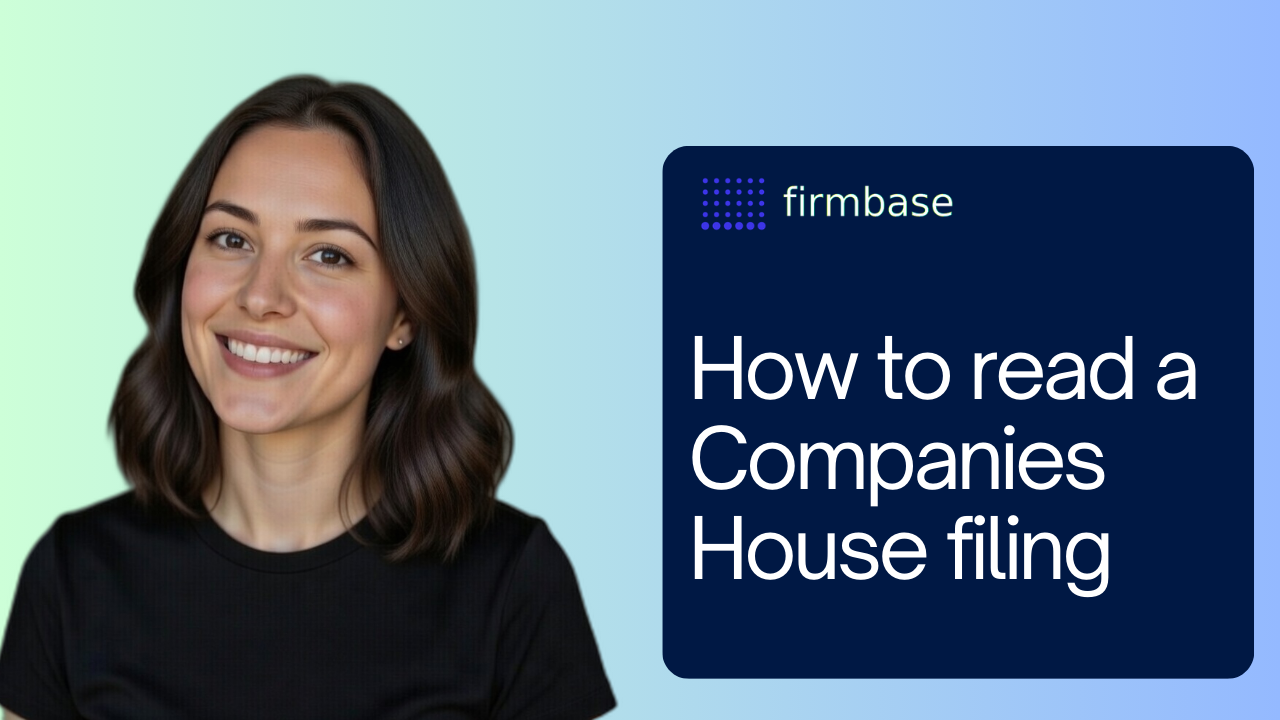 How to read a Companies House filing to assess a sales prospect