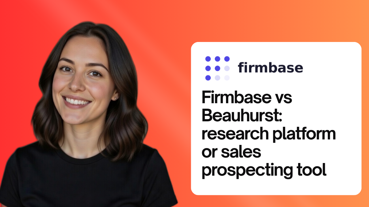 Firmbase vs Beauhurst: research platform or sales prospecting tool