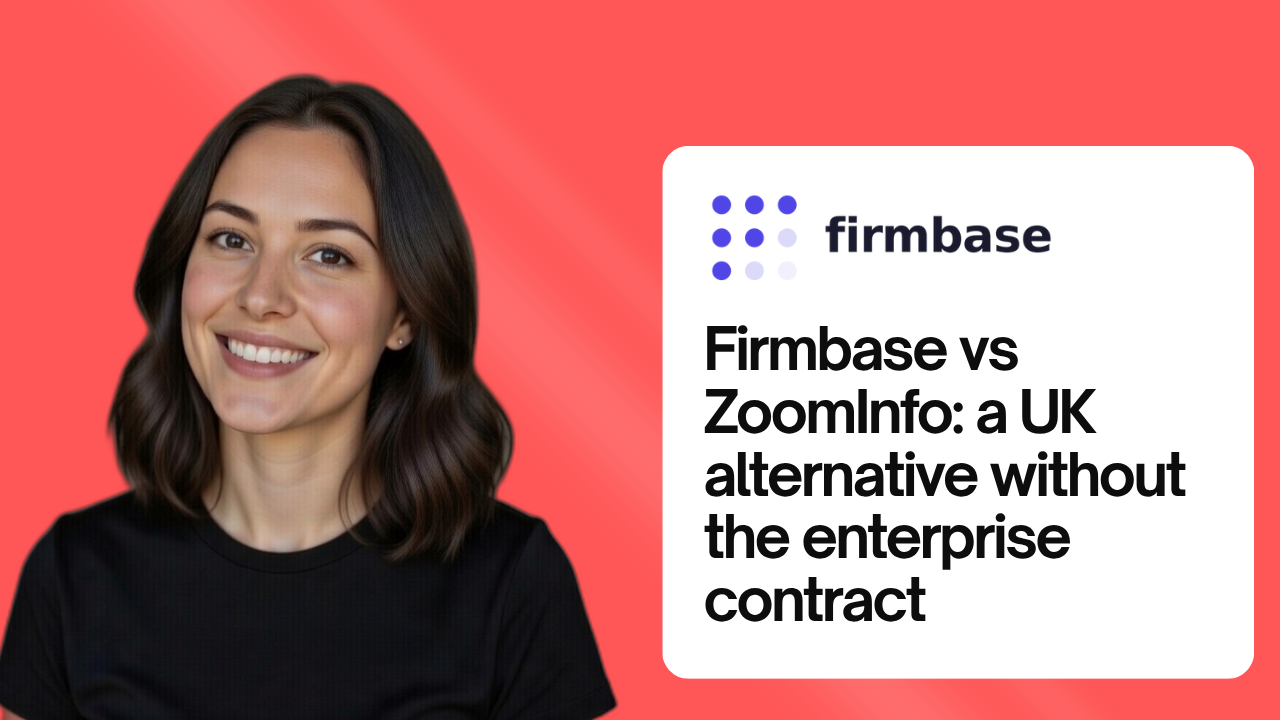 Firmbase vs ZoomInfo: a UK alternative without the enterprise contract
