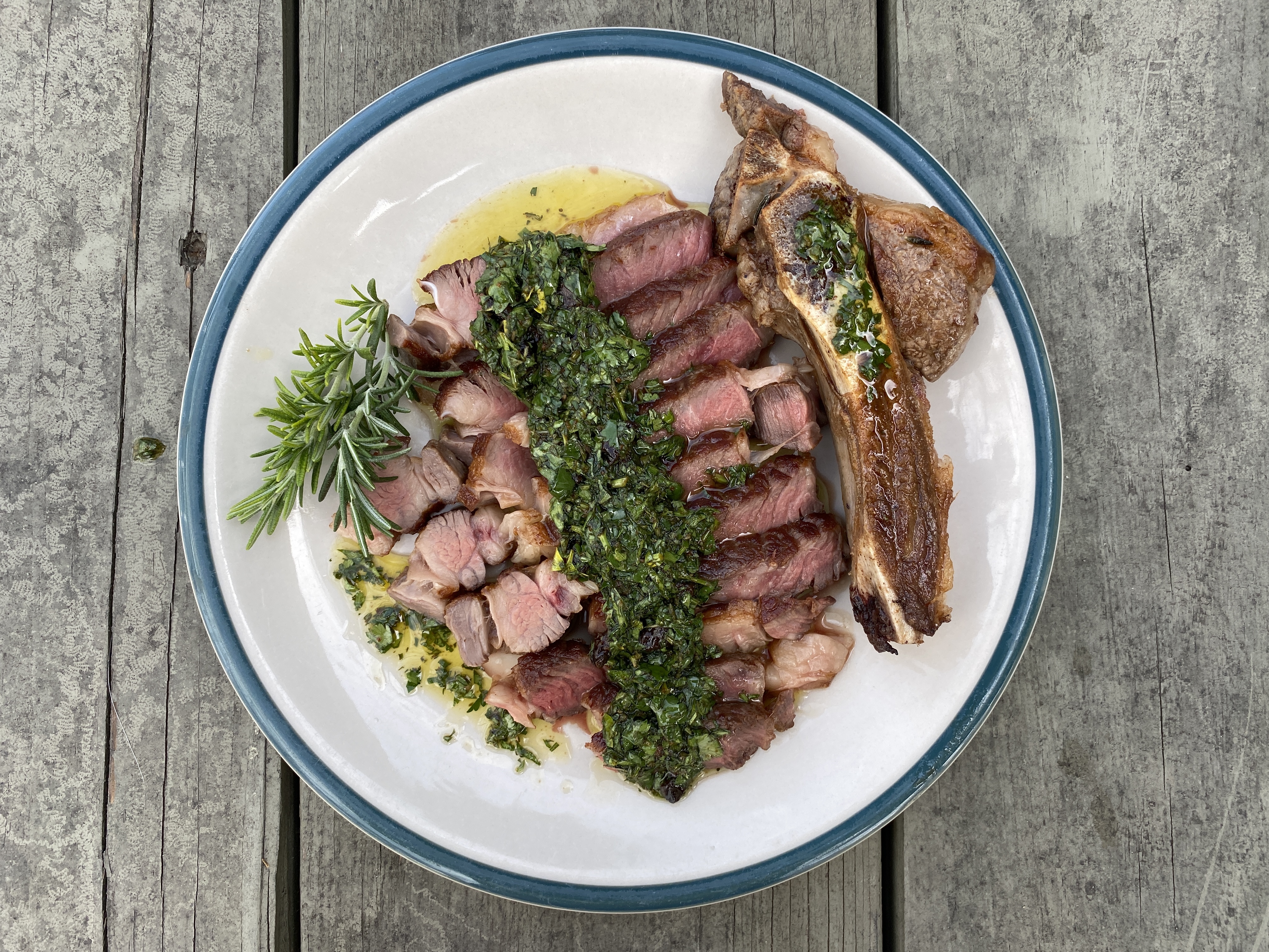 Pan-Seared and Basted Steak