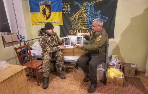 10 Patient monitors for the medics in 5 Brigades of the Armed Forces of Ukraine