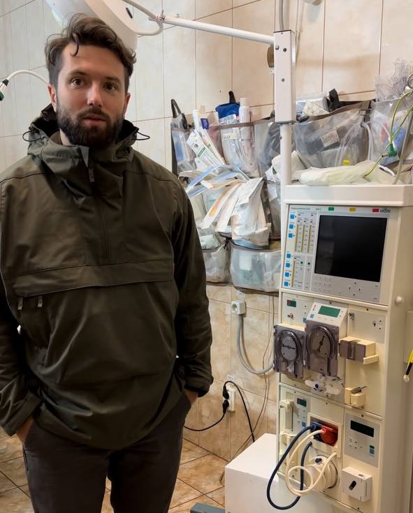 Hemodialysis machine "artificial kidney" for the 3rd Separate Assault Brigade