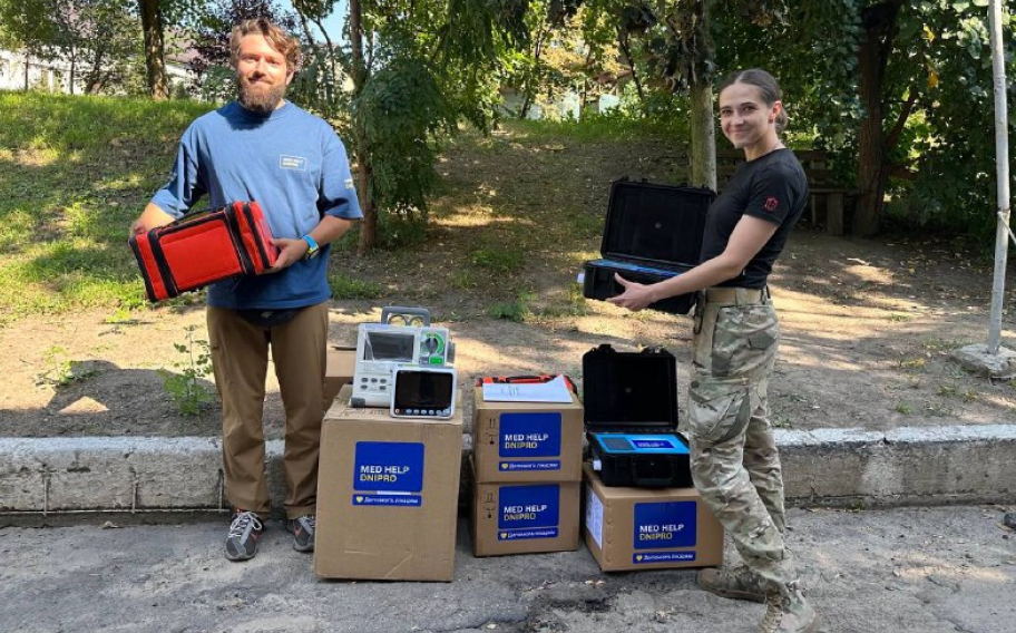 Equipment for the 36th Marine Brigade military medics