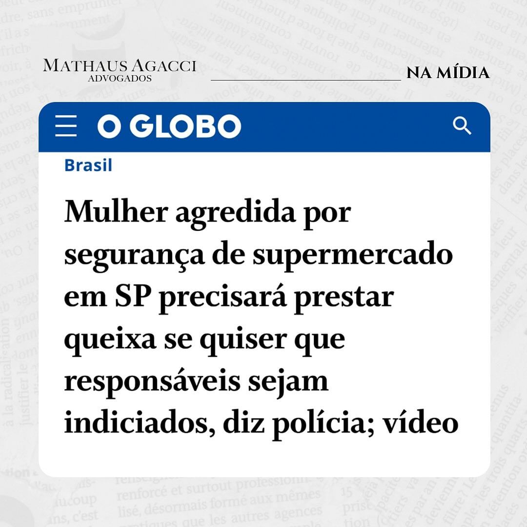 O sócio fundador do escritório, Dr. Mathaus Agacci…
