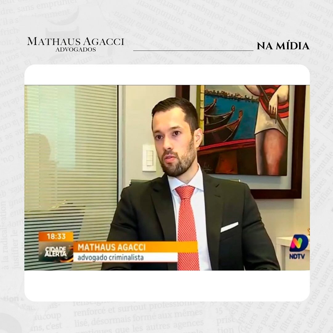 Registro de entrevista concedida pelo sócio fundador do escritório, Dr. Mathaus Agacci…