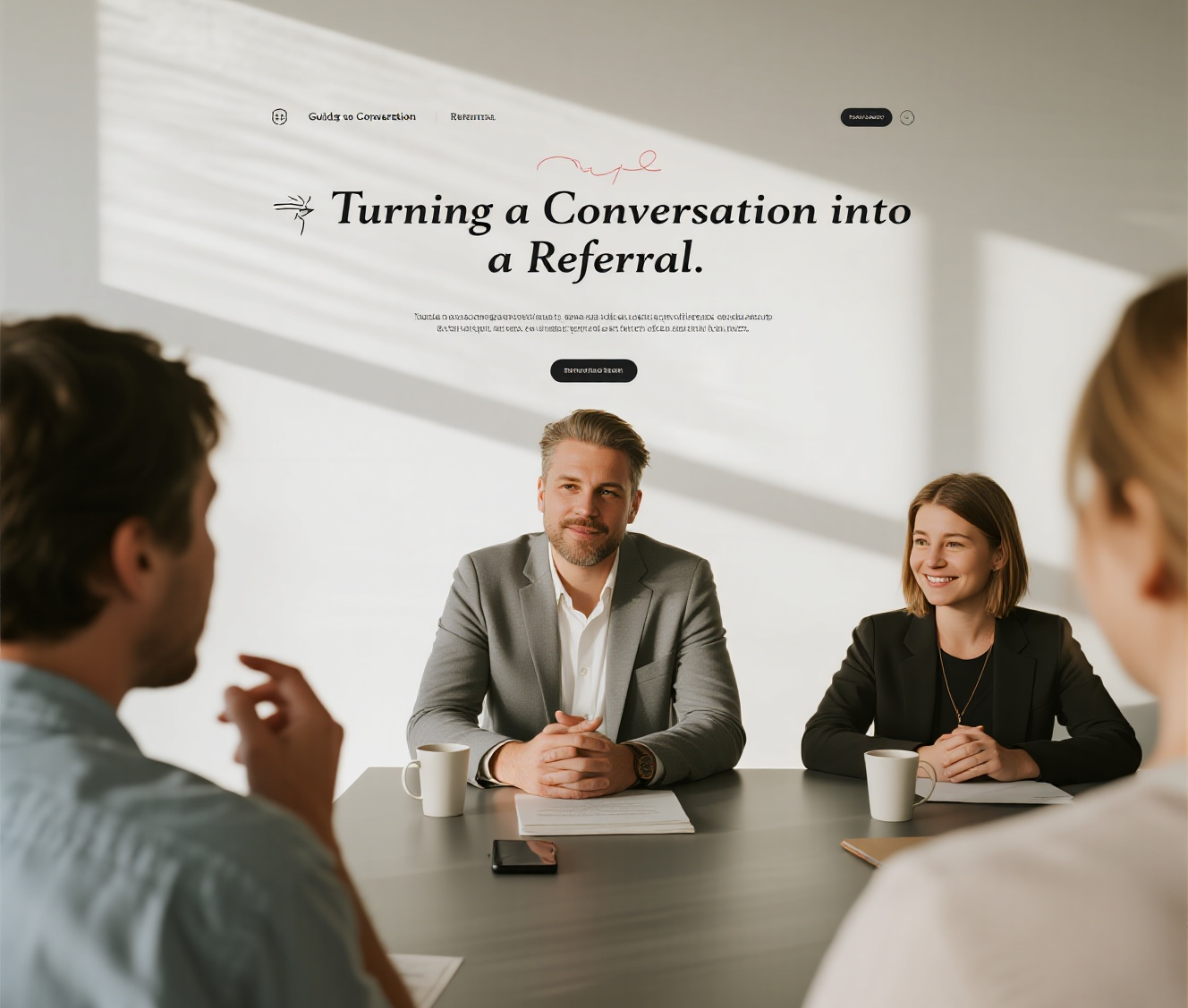 Turning a Conversation Into a Referral — A Seeker’s Guide