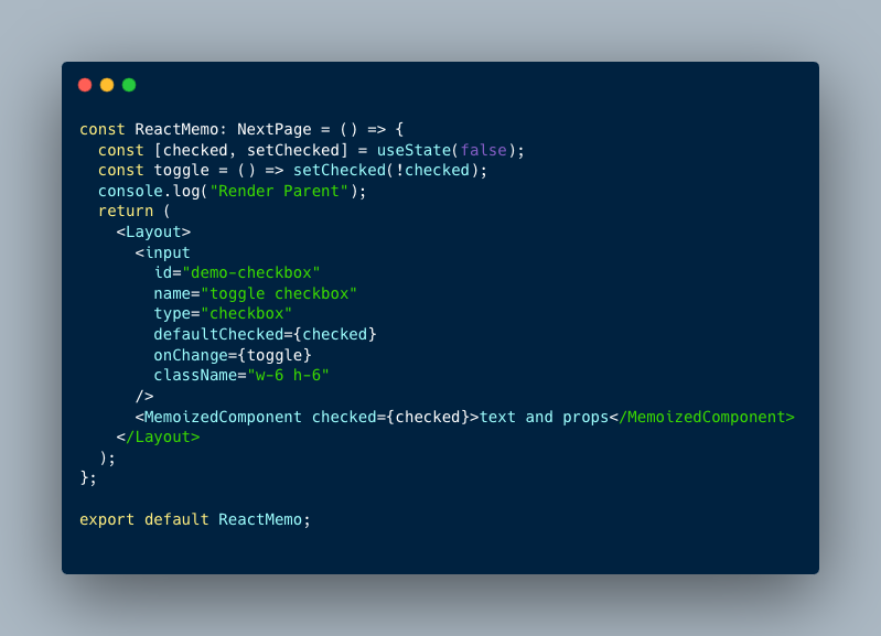 Fig. 3. Sending boolean and text to component