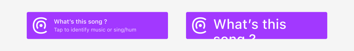 A fixed height prevents the component from accommodating larger text sizes