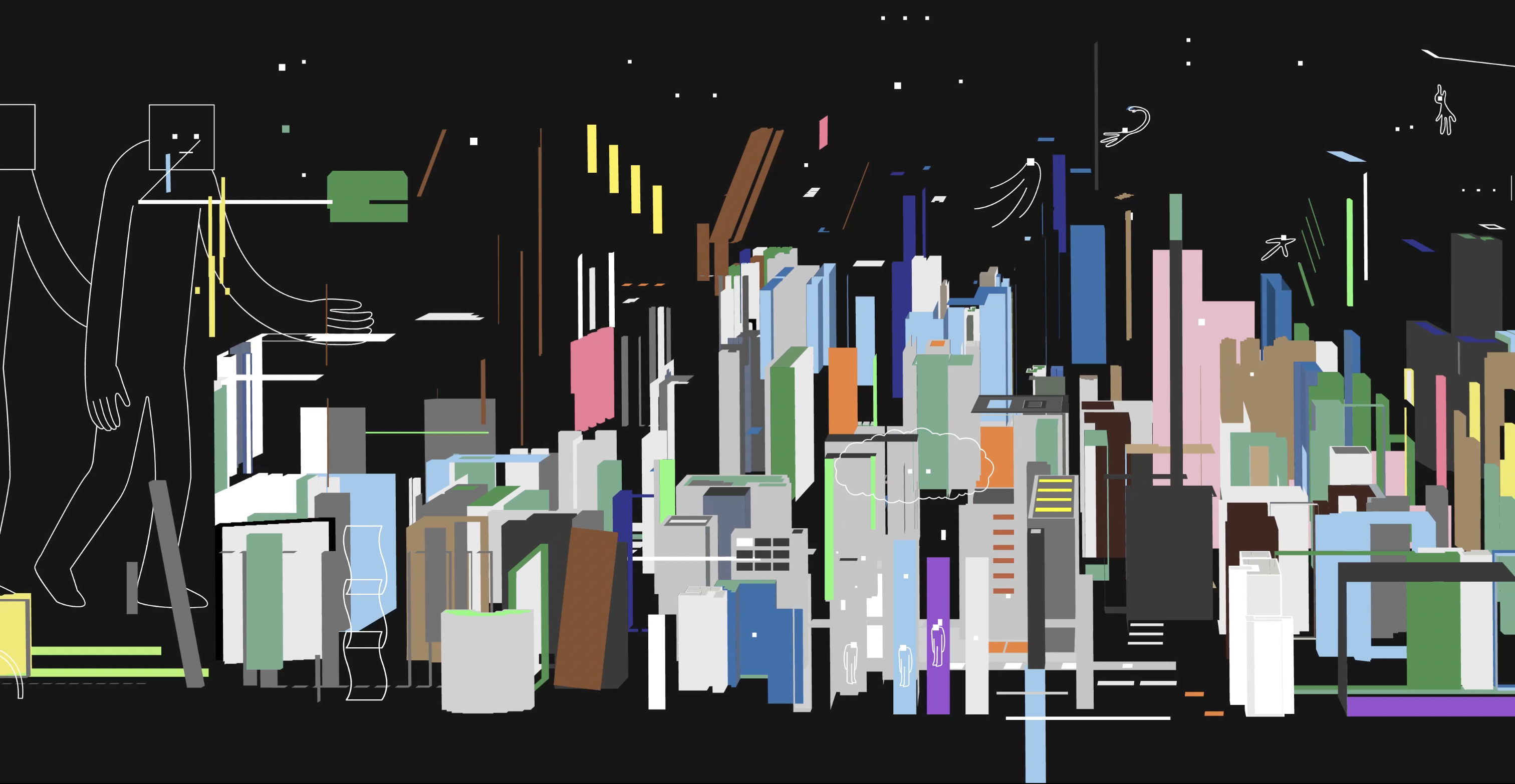 Scrolling, 2023, Single-channel video, 3 min. 30 sec. (loop), Ed. 3/5, A.P. 2