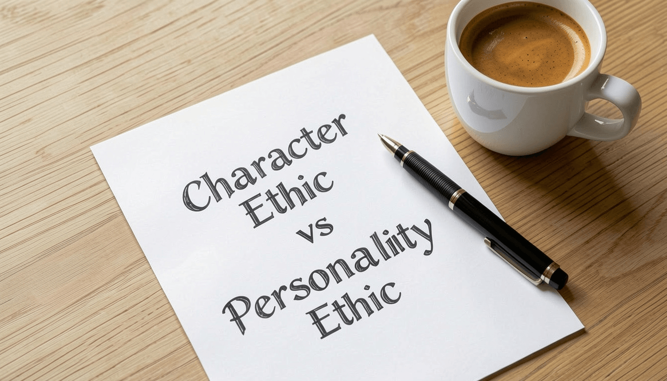 Character Ethic vs Personality Ethic