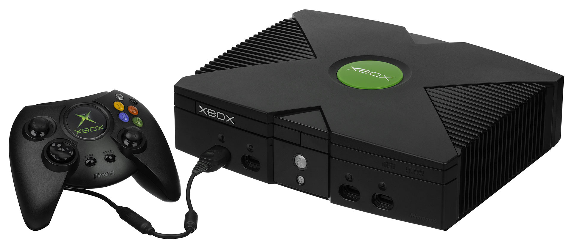 Microsoft’s first home console release, the Xbox. (Photo: Evan-Amos)