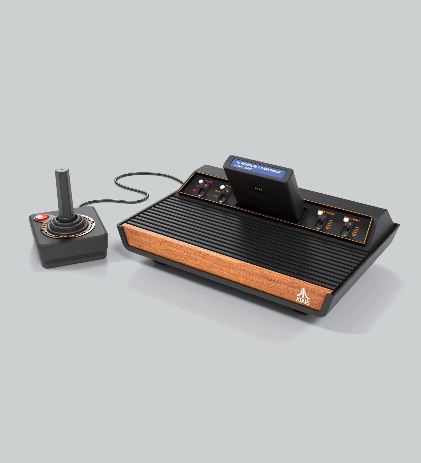 Atari 2600 with included joystick (Photo: Atari)