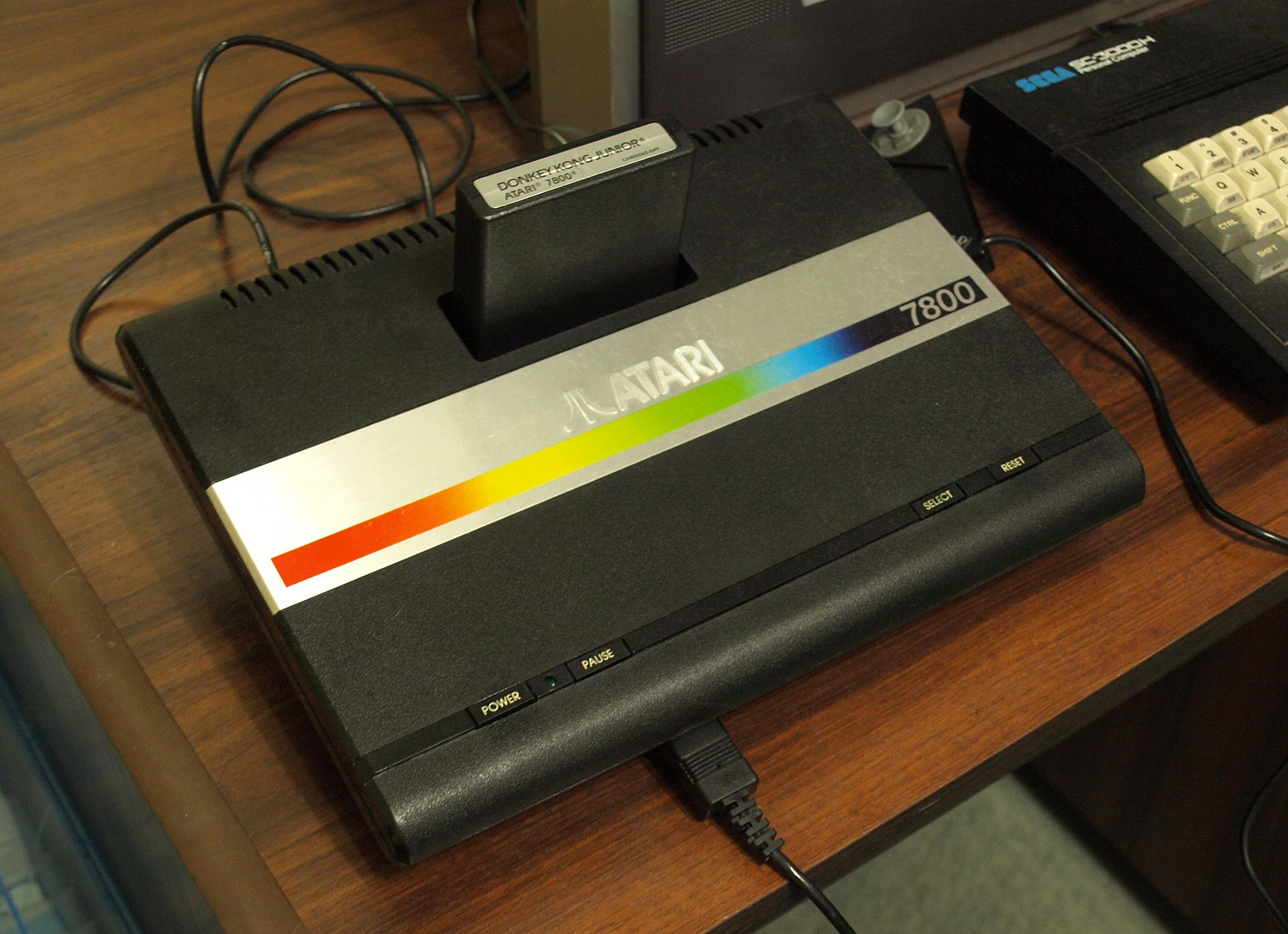 Atari 7800, playing Donkey Kong Junior (Photo: Matthew Paul Argall)