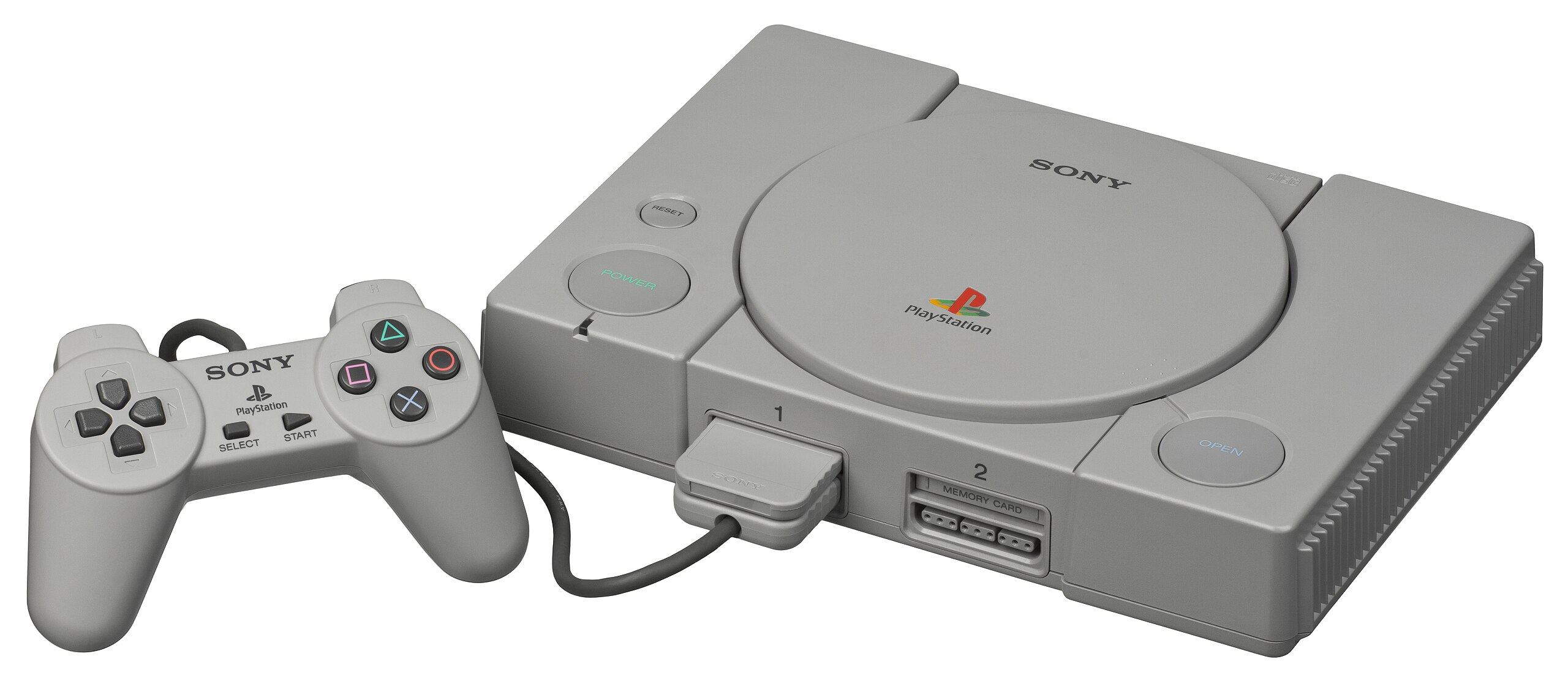 Sony Playstation, with space for CD’s. (Photo: Evan-Amos)