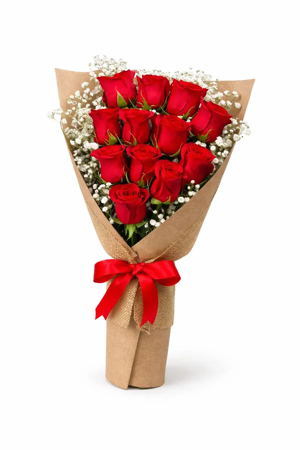 Flores De Rosas Rojas En Bouquet — Romance. Arreglo floral de Flores Les Roses con envío a domicilio en Bogotá.