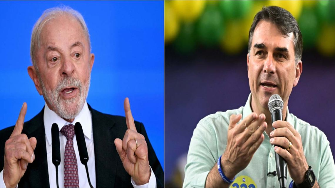"Lula da Silva y Flávio Bolsonaro, frente a frente en la recta final hacia la primera vuelta" (Diario Perfil)