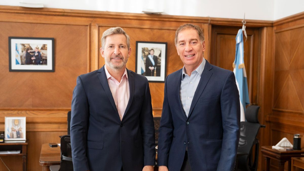 "Rogelio Frigerio, uno de los gobernadores que se verán con Diego Santilli esta semana." (Ámbito)