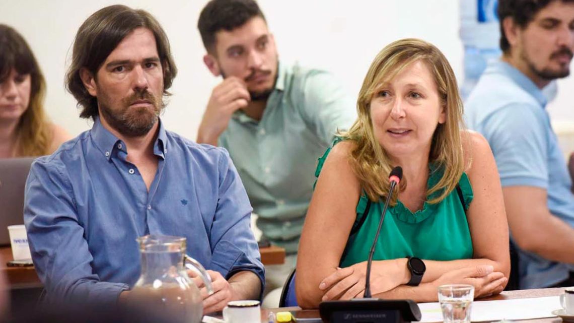"Myriam Bregman y Nicolás del Caño, impulsores de la convocatoria nacional." (Diario Perfil)