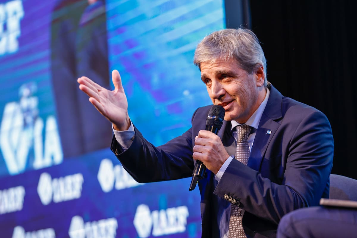 El ministro de Economía, Luis Caputo. (La Nación)