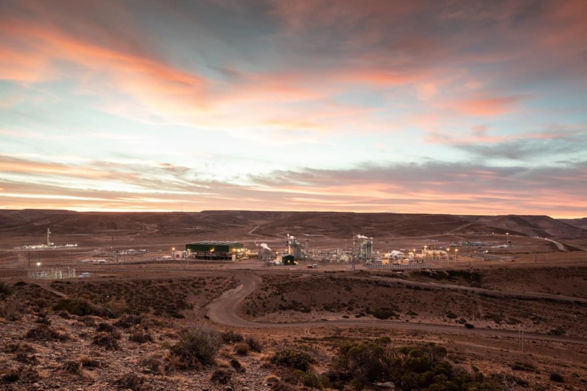 "El bloque Cerro Dragón en la provincia de Chubut." (La Nación)
