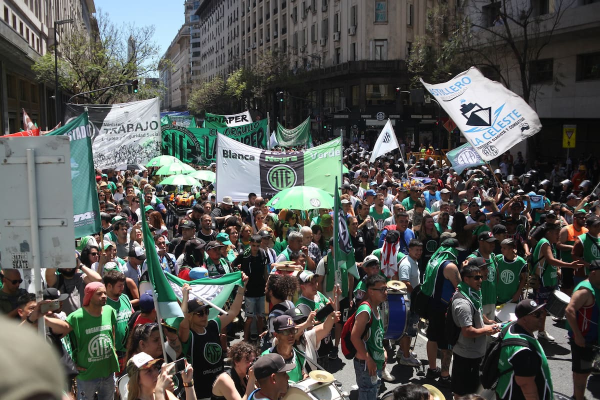 “No podemos permitir que sigan gobernando a la Argentina a sola firma” (LA NACION / Foto: Nicolás Suárez)