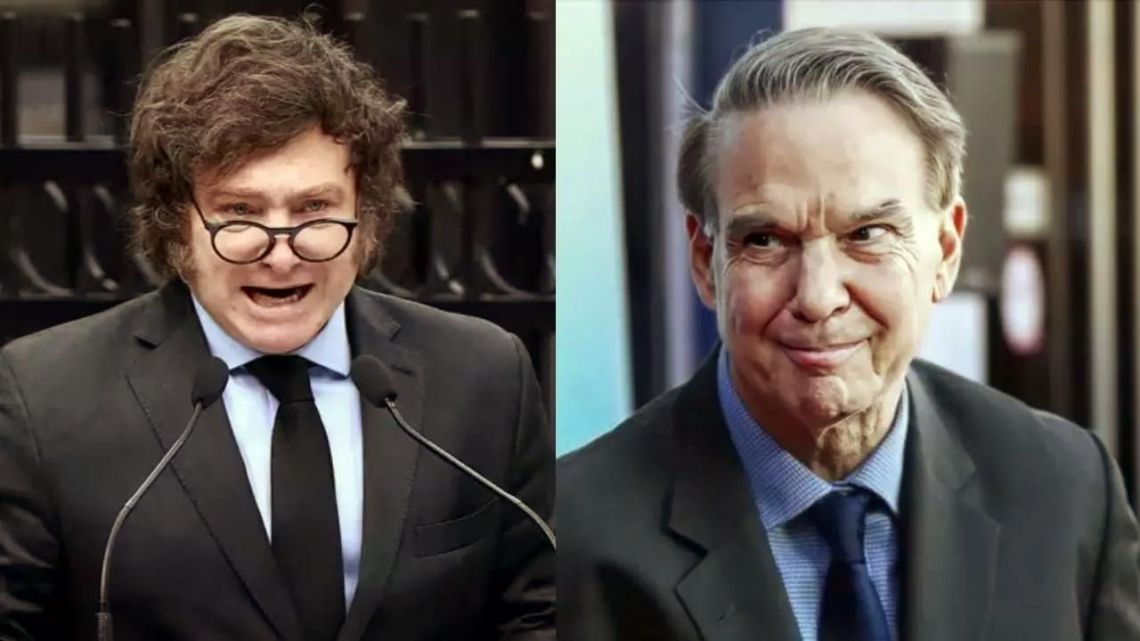 Milei y Pichetto en el Congreso (Perfil)